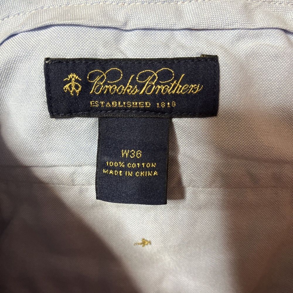 Brooks Brothers Men's Martini Shorts Salmon Pink 36 Embroidered Vacation Cruise - Picture 7 of 7